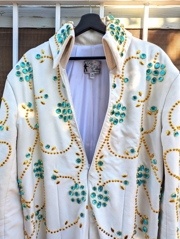 Elvis Turquoise Vine Jumpsuit