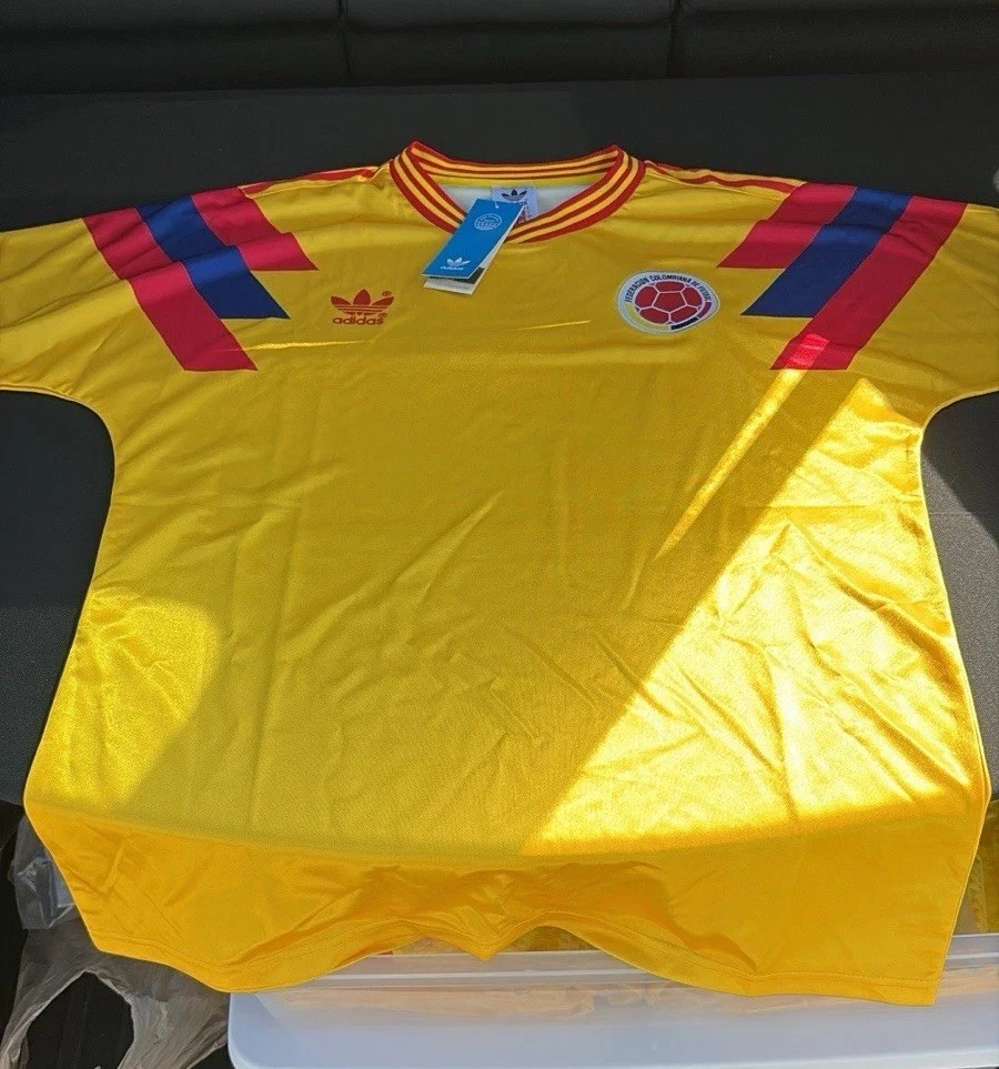 Survêtement Vintage Colombia Adidas - Pantalon De Survêtement Officiel - Sans étiquettes