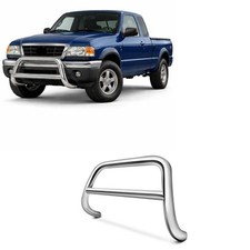 Black Horse A Bar Sport Bar No Skid Stainless Polished Fit 2001-2008 Ford Ranger