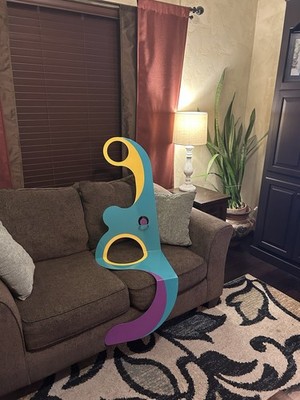 Metal Sculptures With Urethane Paint. These Are 36  Tall x 18  Wide x12 deep. 