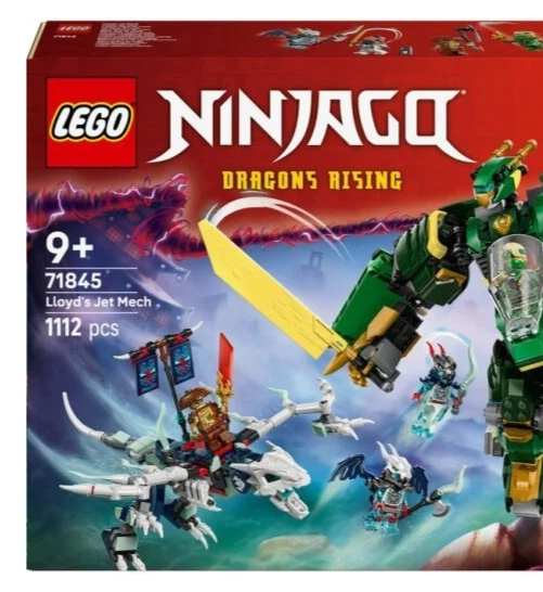 Lego Ninjago 71845 Lloyd’s Jet Mech 1112 peças kit de construção de brinquedos - Imagem 3 de 4