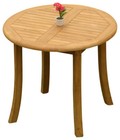 DSAT A-Grade Teak 3pc Dining Set 36" Round Table 2 Arm Chair Outdoor Patio