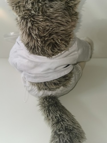 Build-A-Bear Grey Timber Wolf Plush from 2010 - Retired - Rare With Extra Belts - 第 5/7 張圖片