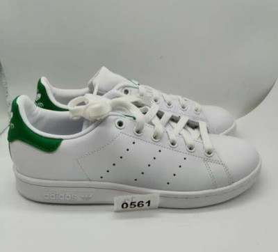 Adidas Originals Stan Smith White/Green Men's Size 5 #0561