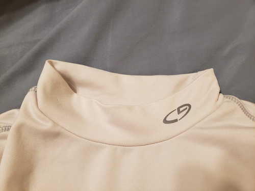 Champion C9 Youth Medium (8-10) White Mock Neck Long Sleeve Winter Sports - Picture 2 of 4