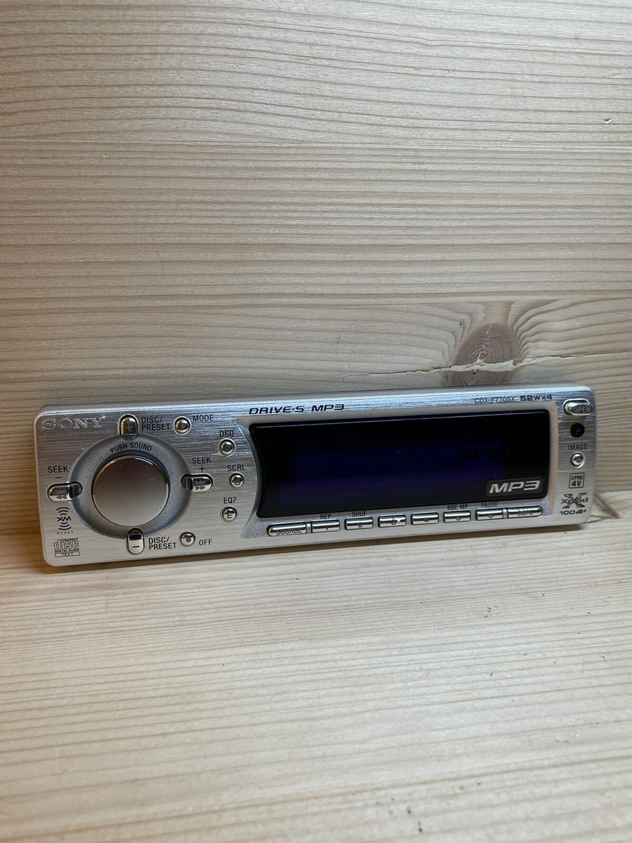 Sony CDX-F7005X Compact Disc player Faceplate Head Only | eBay