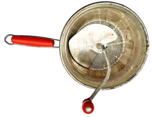 Foley Food Mill Made In USA Baby Food Ricer Canning Vtg Mid Century Metal , RED
