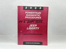 2003 Jeep Liberty Original Powertrain Diagnostic Procedures Manual - 302 Pages