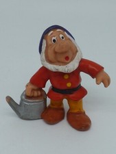 ANCIENNE FIGURINE PVC PLASTIQUE DISNEY NAIN DE BLANCHE NEIGE AVEC ARROSOIR