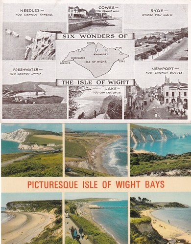 X.049 ISLE OF WIGHT - ZEHN MULTIVIEW POSTKARTEN VON IW - Bild 5 von 5