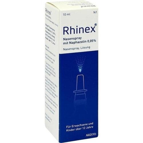 RHINEX Nasenspray + Naphazolin 0,05 10ml PZN 3901376