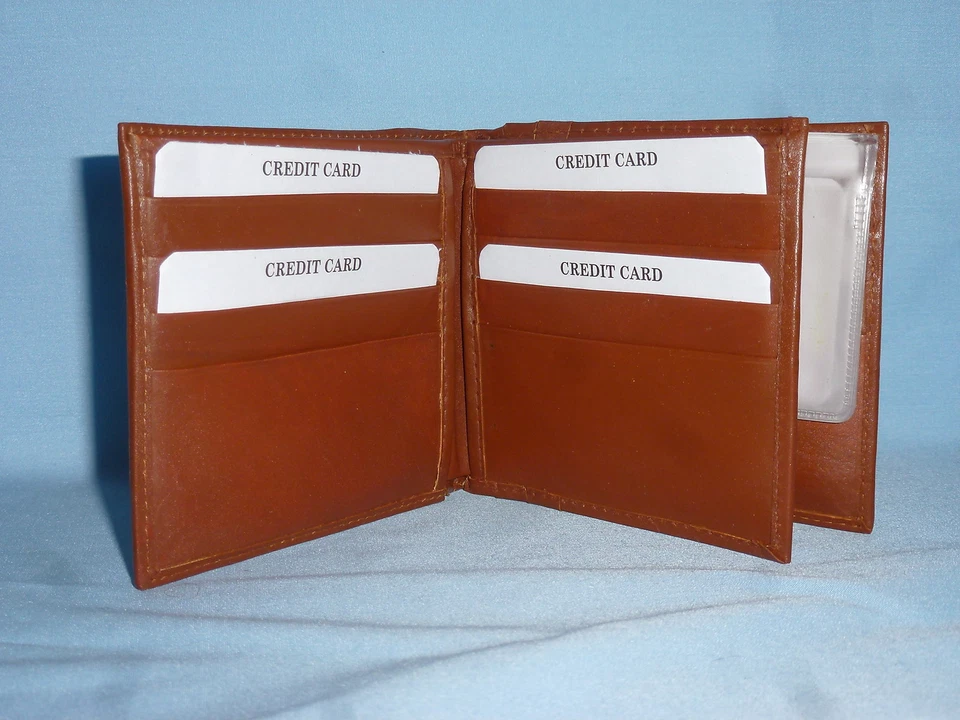 PITTSBURGH PIRATES   Leather BiFold Wallet    NEW    brown 4 + - Image 3 of 4