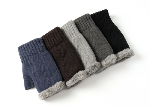 TARRAMARRA® Winter Gloves Fingerless Double-layer Warm Gloves - Picture 2 of 38