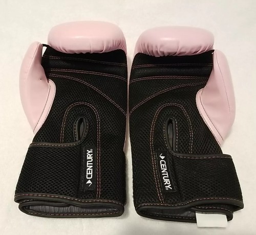 Century Women's 12oz Kickboxing Gloves Pink & Black Workout I LOVE KICKBOXING