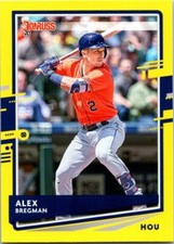 ALEX BREGMAN 2020 DONRUSS SP YELLOW VARIATION #112   (BLOWOUT)