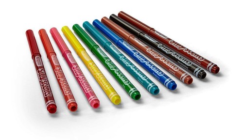 Marcadores delgados Crayola Silly Scents - paquete de 10 - nuevos - Imagen 7 de 7