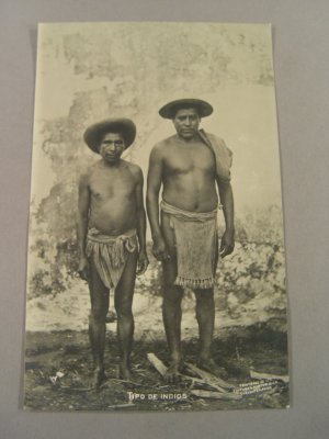 AK58, Ansichtskarte Postkarte: TIPO DE INDIOS, Mexico Peru ??, um 1909