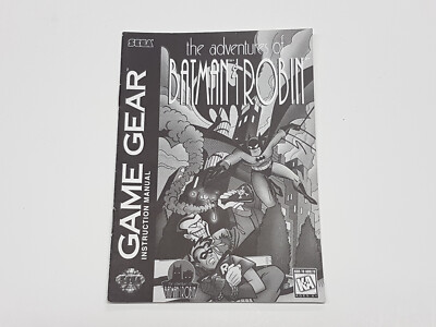 Jeu Game Gear - The Adventures Of Batman & Robin - Cartouche Avec Boîte - Très Bon état