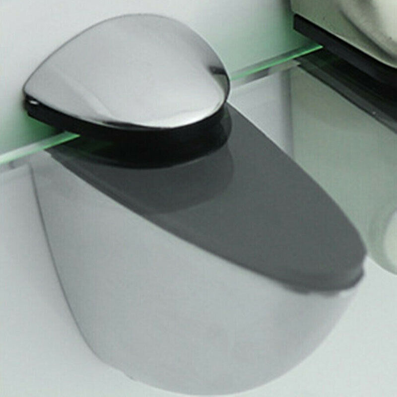 Clear Tempered Glass Shelf Panel Storage Sheet Shelving Display ...