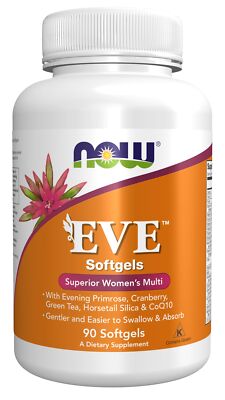NOW Foods EVE Women's Multivitamin Softgels 90 Count for Pre Menopausal Women