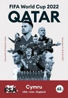 WALES CYMRU v USA & IRAN & ENGLAND 2022 FIFA World Cup Qatar OFFICIAL 32 pages