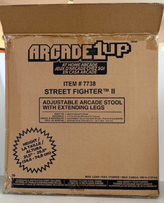 Arcade1Up Street Fighter II Arcade Stool Champion Edition