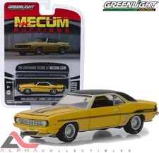 GREENLIGHT 37170C 1:64 1969 CHEVROLET YENKO COPO CAMARO YELLOW MECUM AUCTIONS