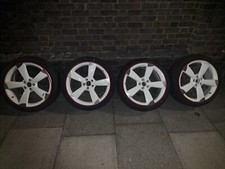 Gorgeous set of 4 gorgeous Audi rotor arm 20" alloy wheels original OEM. 5x112