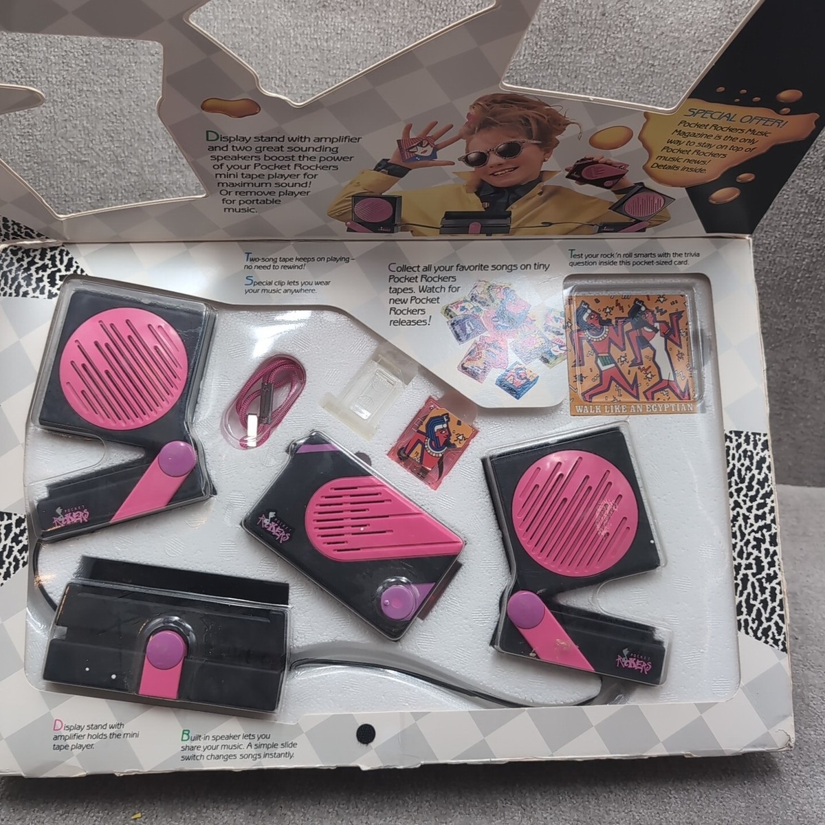 【中古】 Rocket Pocket CD / Panick Pocket Rockers Deluxe System UNUSED with Box Pink Tape