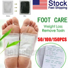 50-150X Premium Ginger Detox Foot Pads Patch Organic Bamboo Cleansing Detox Pads