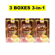 3 Boxes Gano Excel Ganocafe 3in1 Ganoderma Coffee Organic Creamy Cafe Latte