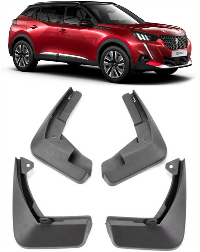 Genuine OEM Set Splash Guards Mud Flaps Fender For 2019 2023 Peugeot 2008 E 2008