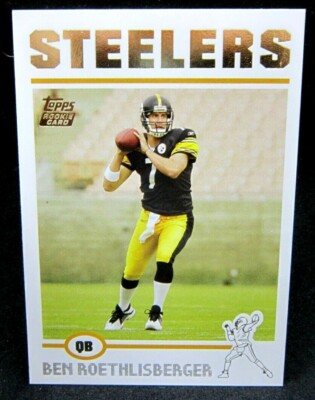 Ben Roethlisberger RC 2004 Topps GOLD Rookie Card#311!Steelers QB