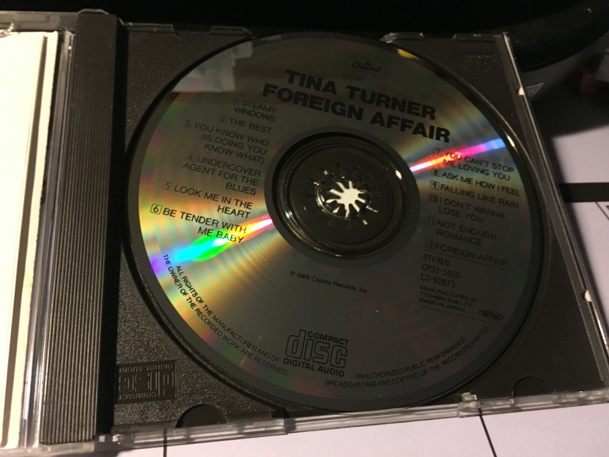 TINA TURNER foreign affair 貴重　限定品　CD TINA TURNER - Foreign Affair JAPAN IMPORT CD CP32-5920 | eBay