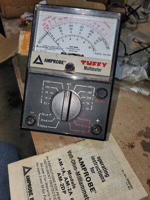 AMPROBE AM-2DP AC/DC Multimeter Voltmeter Amprobe Instrument Ohm Am-1a 2a Tester