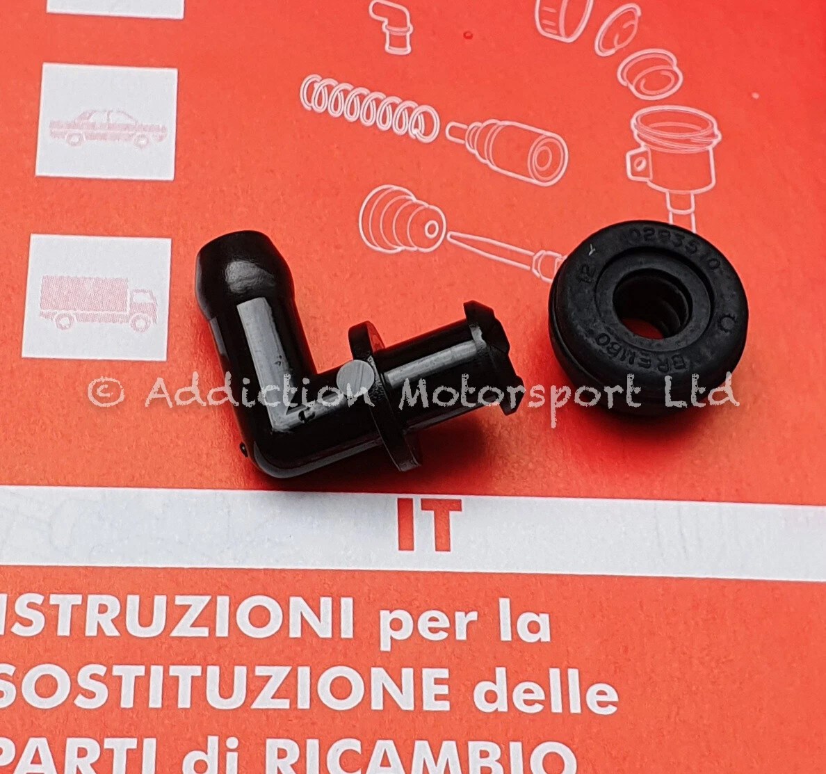 Brembo OE Master Cylinder Replacement Kit 90 Deg Reservoir 