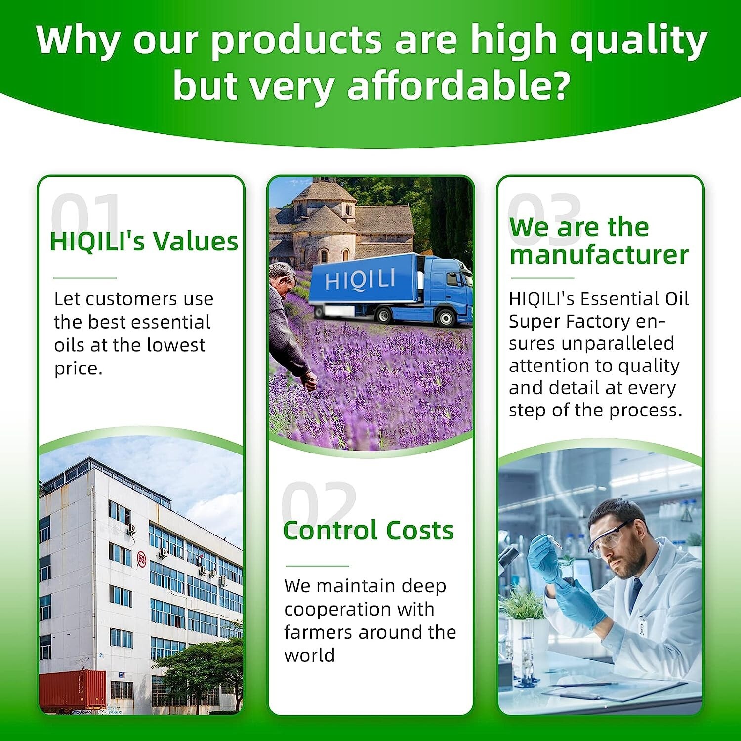 HIQILI Rosemary Oil for Hair, Pure Therapeutic Grade Rosemary Essential