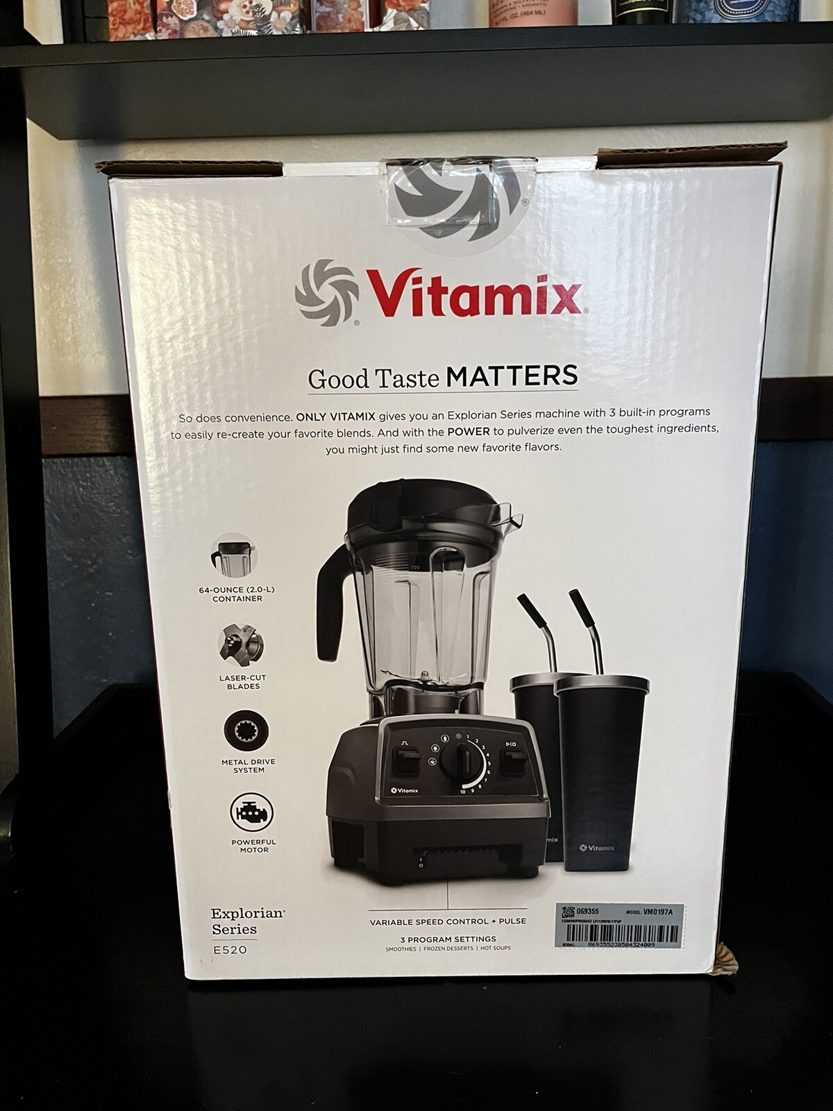 Vitamix E520 Blender Package