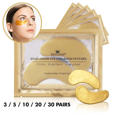 Revitale 24k Gold Unter den Augen Kollagen Gel Maske Pflaster - Beutelentferner