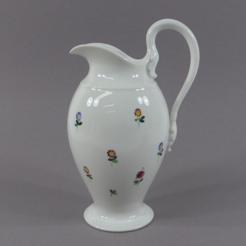 Jarra de leche de porcelana Nymphenburg grande Empire margaritas - Imagen 3 de 14