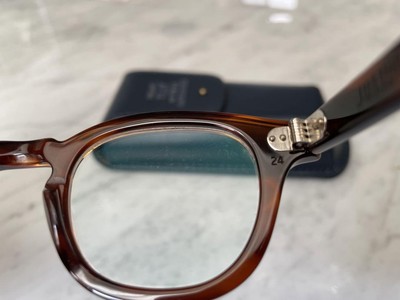 JULIUS TART OPTICAL AR Demi Amber Eyeglasses 44□24 made in Japan