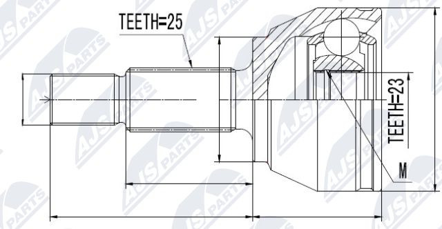 Joint arbre de transmission Ford Fiesta VI Ka kit réparation cardan train avant