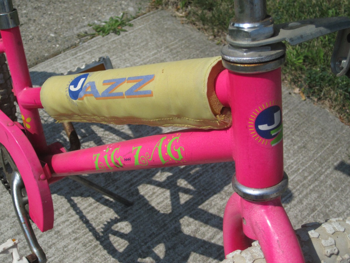 REBUILT Jazz Trek Zig Zag CITY BMX Girls Bike Pads Pink smooth NEW