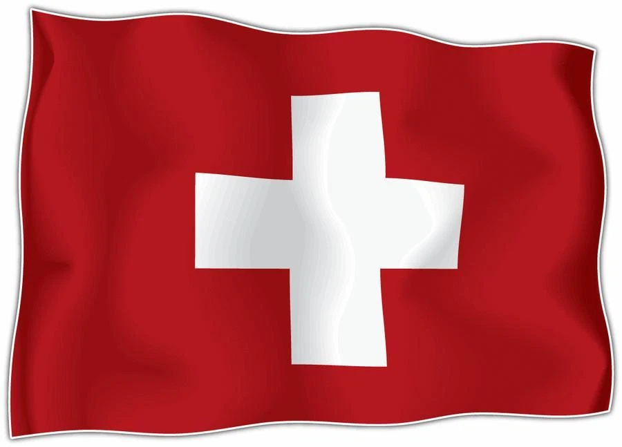 AKACHA AUTOCOLLANT STICKER drapeau SUISSE SWISS Moto Voiture ADHESIF Vinyl Vinyle