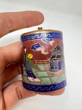 Boite Émaux Cloisonné Japon Asie Antique Asian Enamel Box