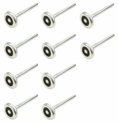 10 Pack Garage Door 2'' Steel Roller 4'' Stem 10 Ball Bearing Heavy Duty