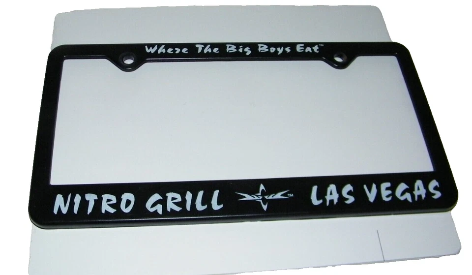 Quadro de placa WCW Las Vegas Nitro Grill vintage "Where The Big Boys Eat" - Imagem 2 de 4