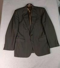 Botany 500 Blazer Men's 42R Gray Wool Sport Coat Made In USA