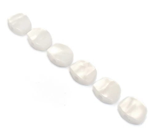 (6) Pearloid Buttons for Schaller M6 Mini Sealed Guitar Tuners TK-0978-055