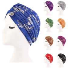 Indian Women Hijab Muslim Chemo Caps Turban Hair Loss Hat Bonnet Headwear Scarf